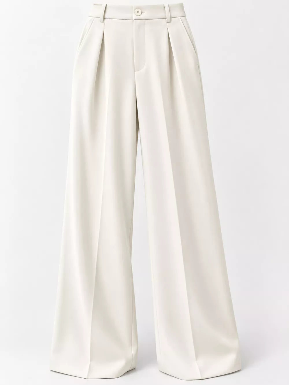 High-Waisted Pleated Wide-Leg Pants, image 29