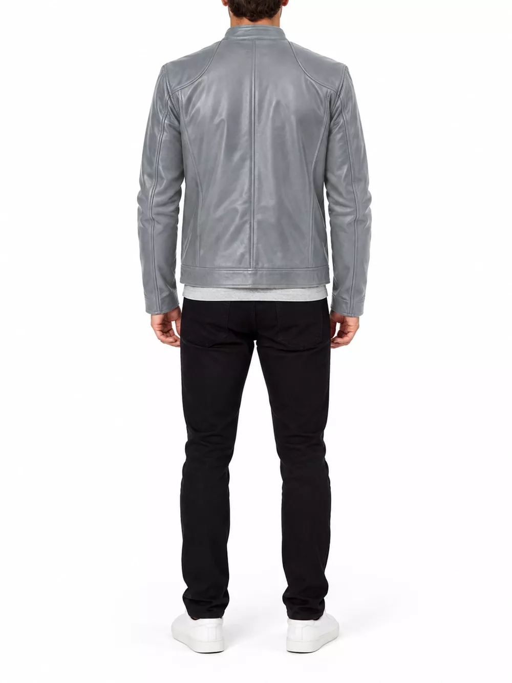Men's Full Size Faux Leather Zip Up Jacket Plus Size, image 38
