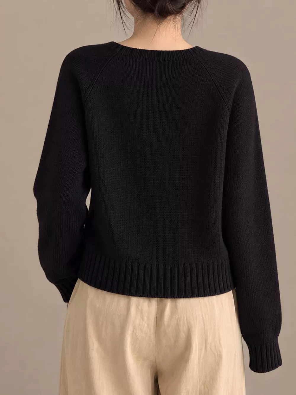Ribbed Hem Zip-Up Cardigan, image 21