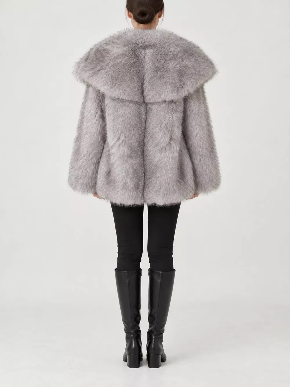 Fox Fur Collar Winter Outerwear, image 74