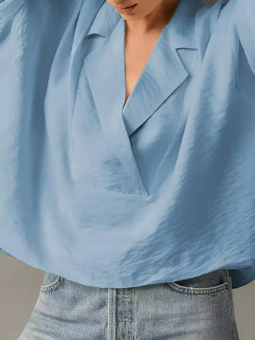 Half Sleeve Oversized Blouse, image 32