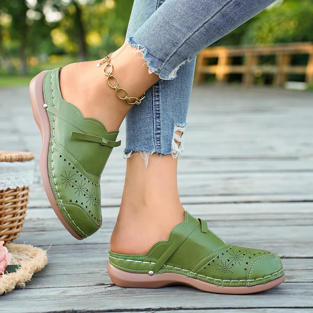 Round Toe Wedge Sandals, image 8