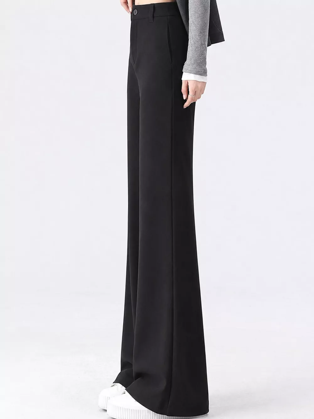 Full Size High-Waisted Slim-Fit Straight-Leg Pants Plus Size, image 16
