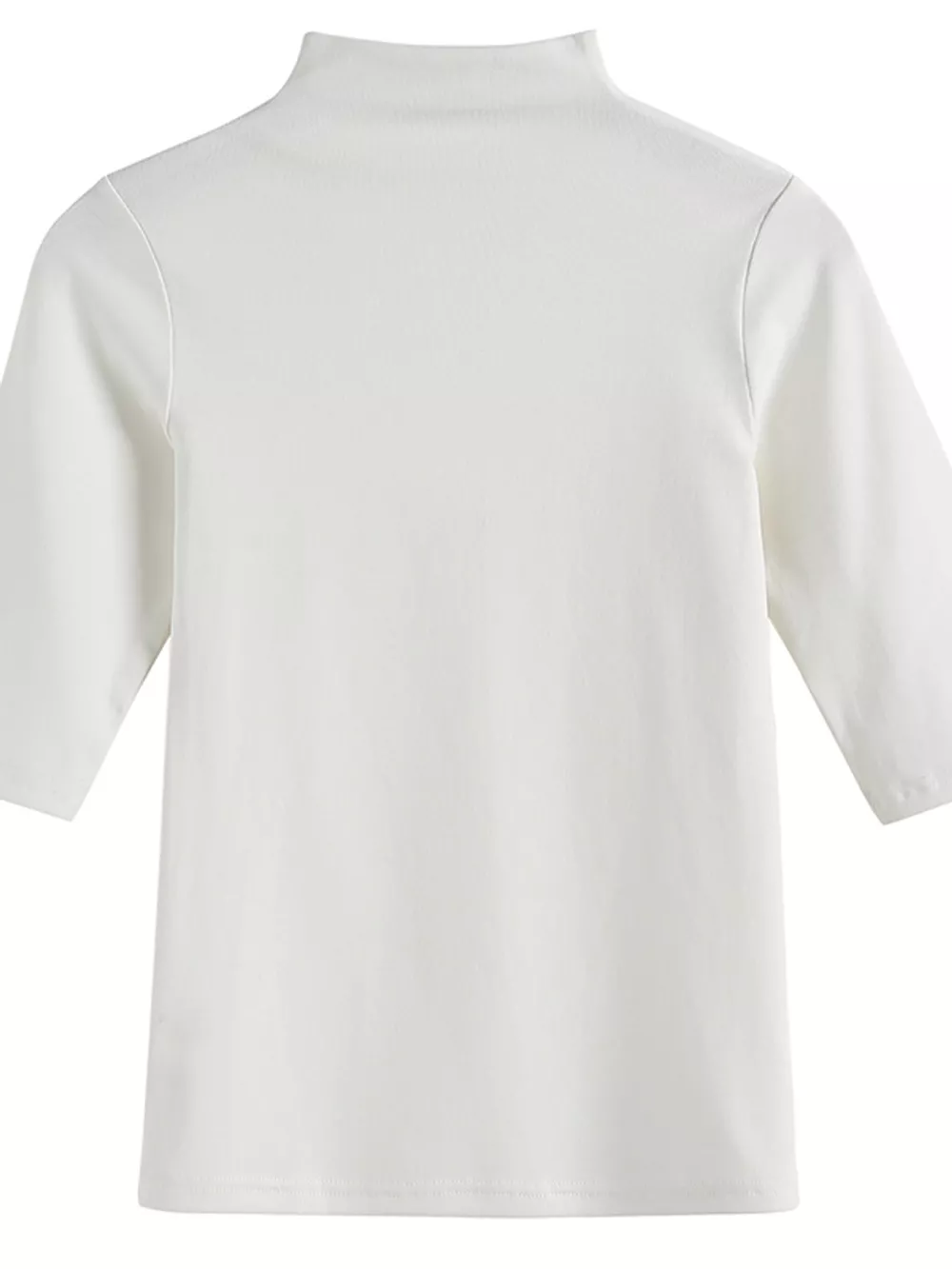 Full Size Mock Neck Half Sleeve T-Shirt Plus Size, image 4