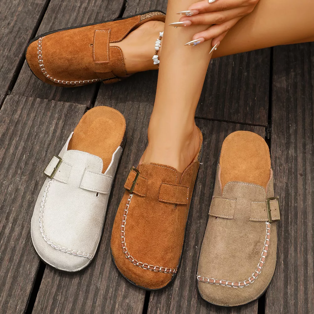 Round Toe Flats Sandals, image 2