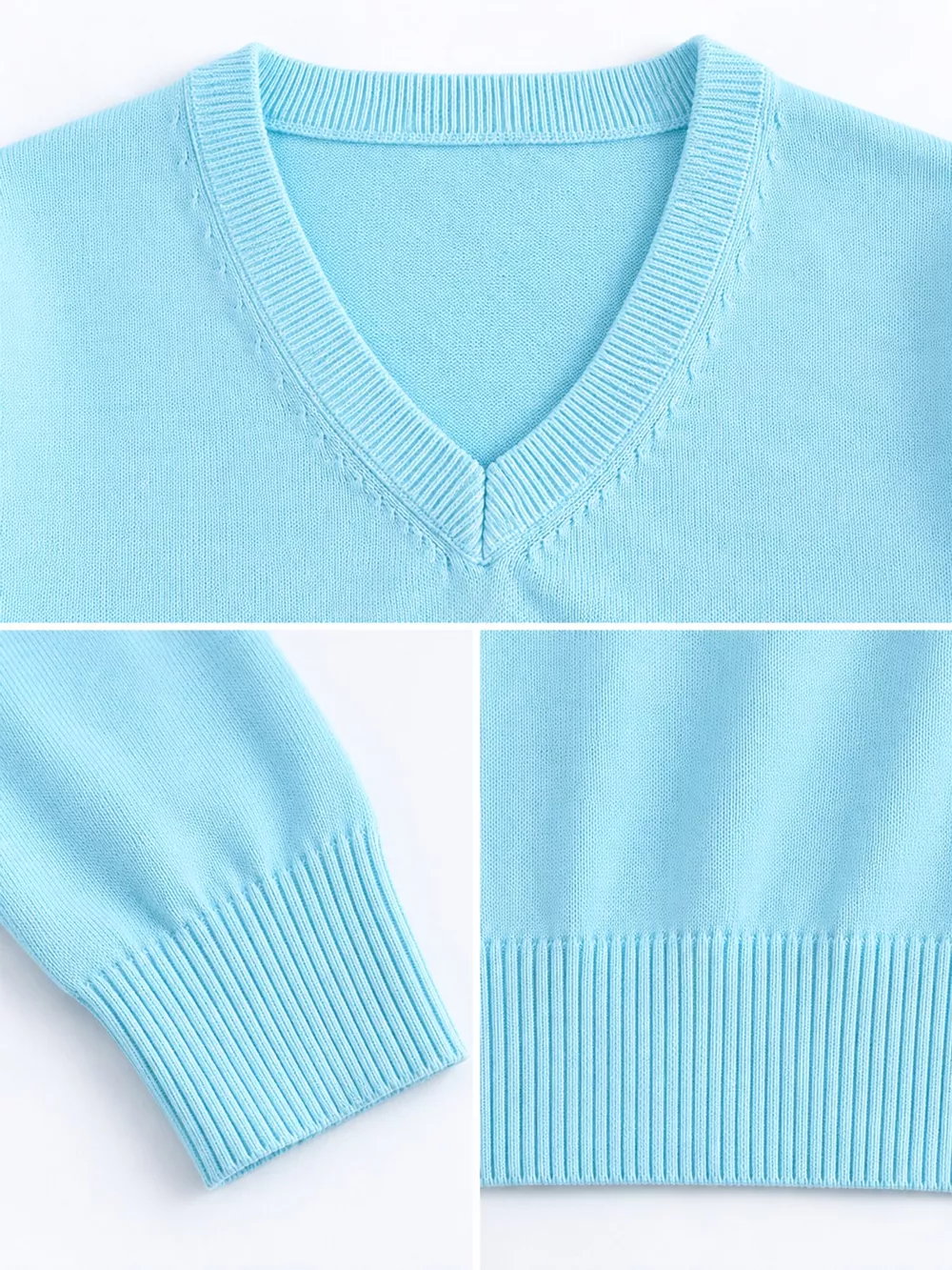 Full Size V-Neck Long Sleeve Sweater Plus Size, image 23