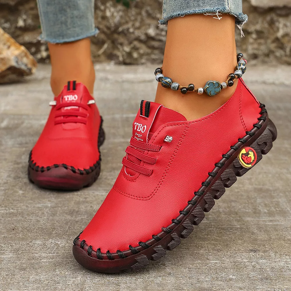 Round Toe Lace Up Sneakers, image 16