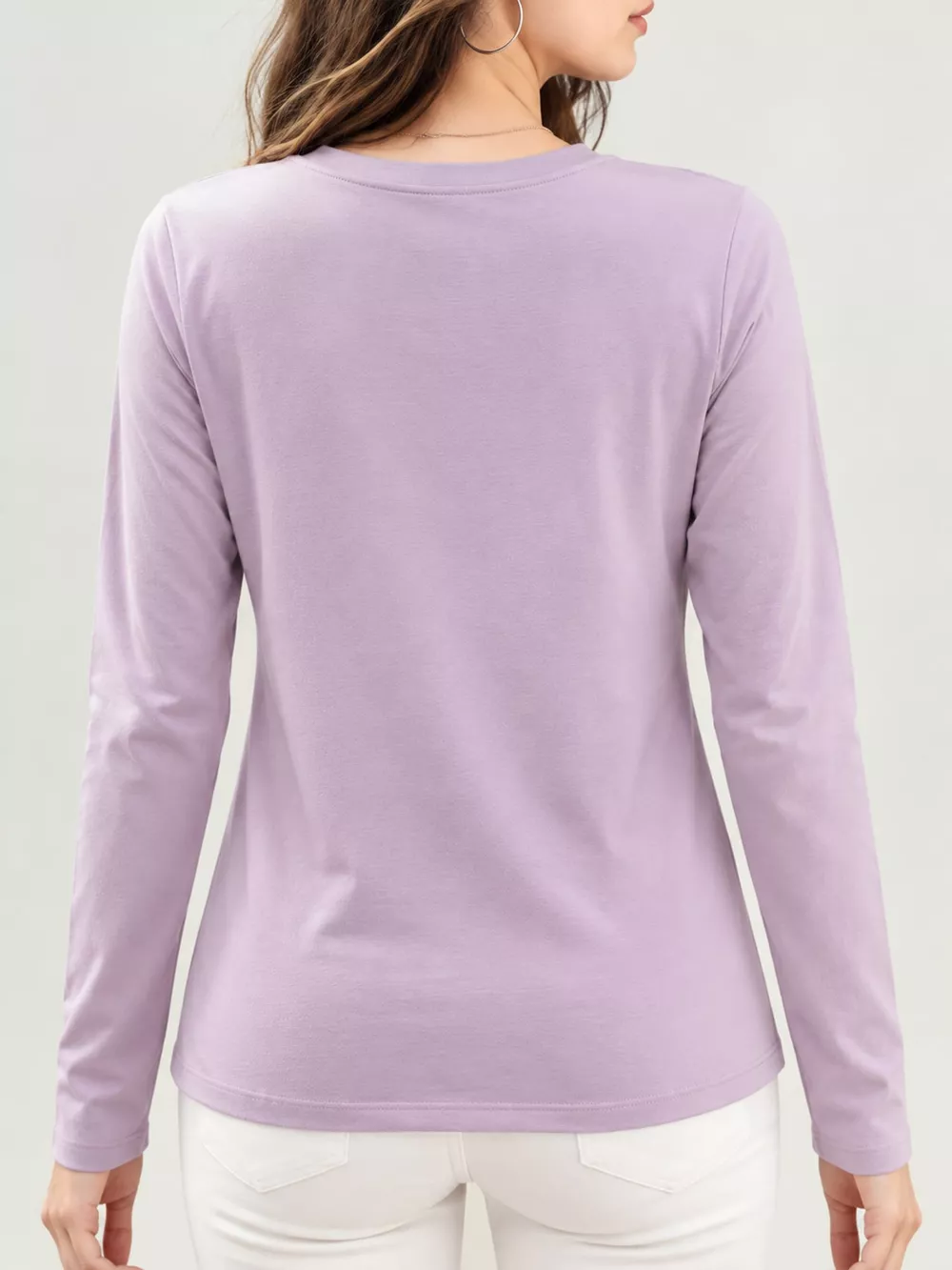 Full Size Crown Long Sleeve T-Shirt Plus Size, image 27