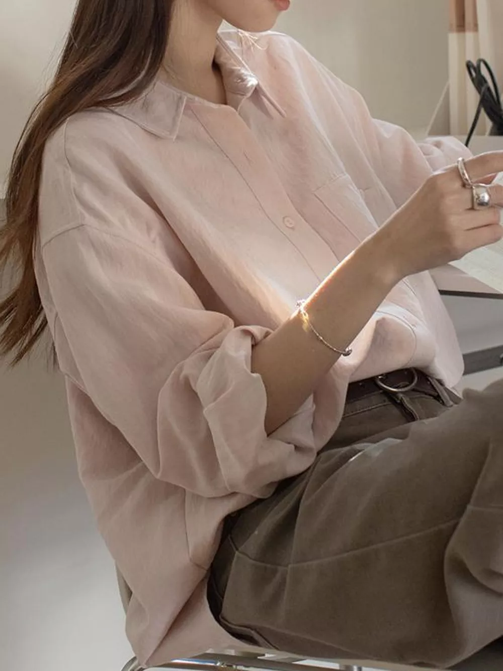 Button-Down Long Sleeve Shirt, image 20