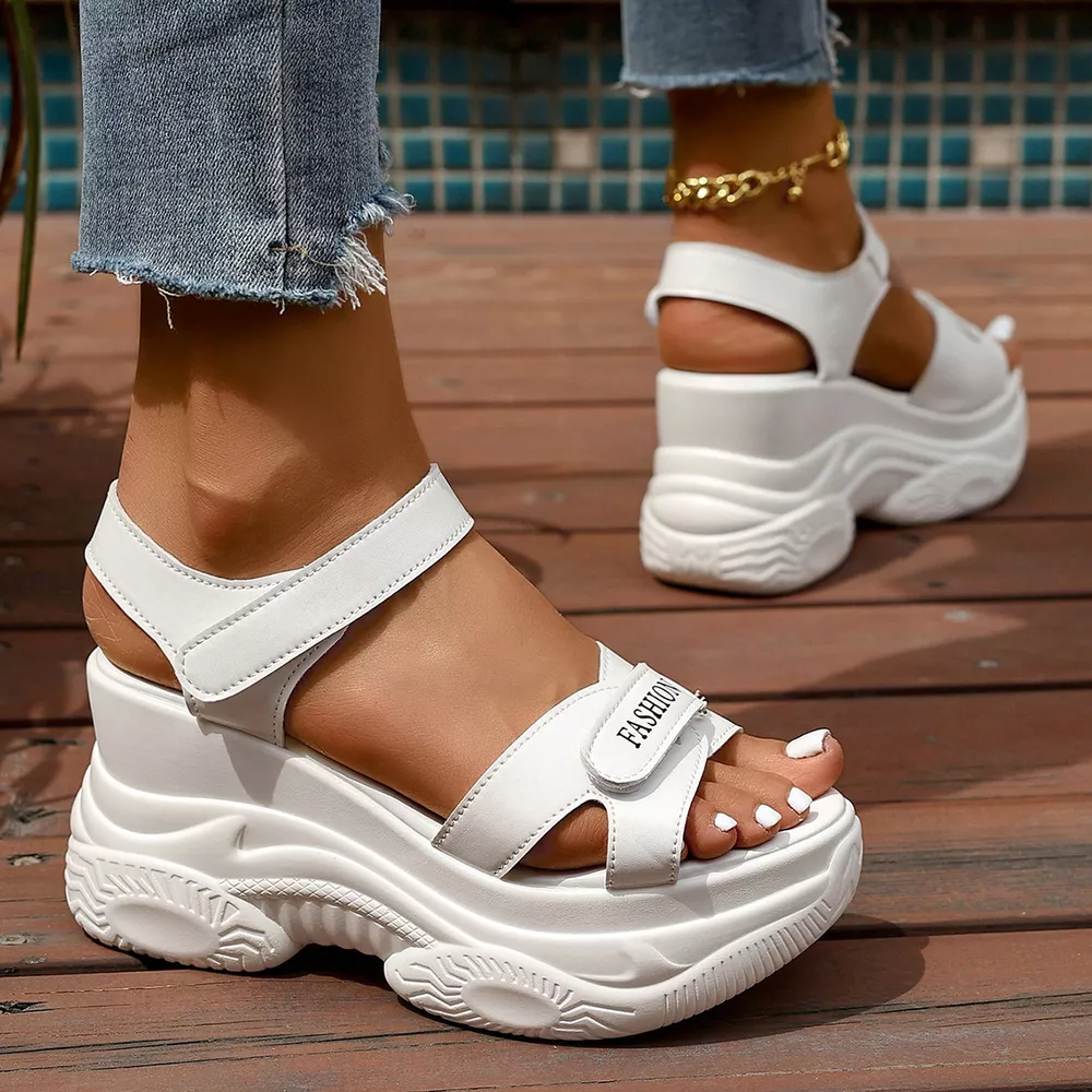 Open Toe Wedge Sandals, image 5