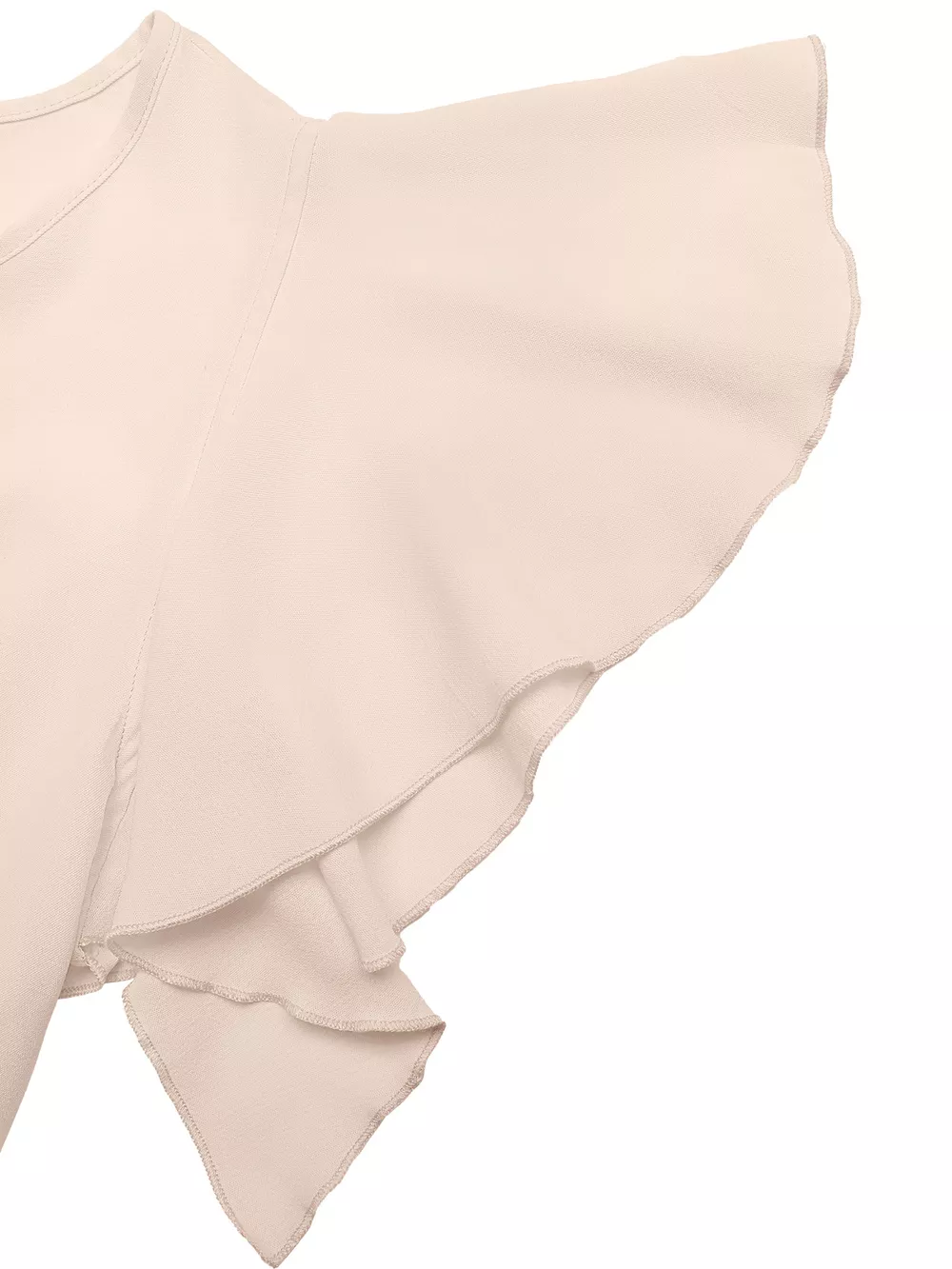 Ruffle Sleeve Tie Waist Midi Dress, image 9