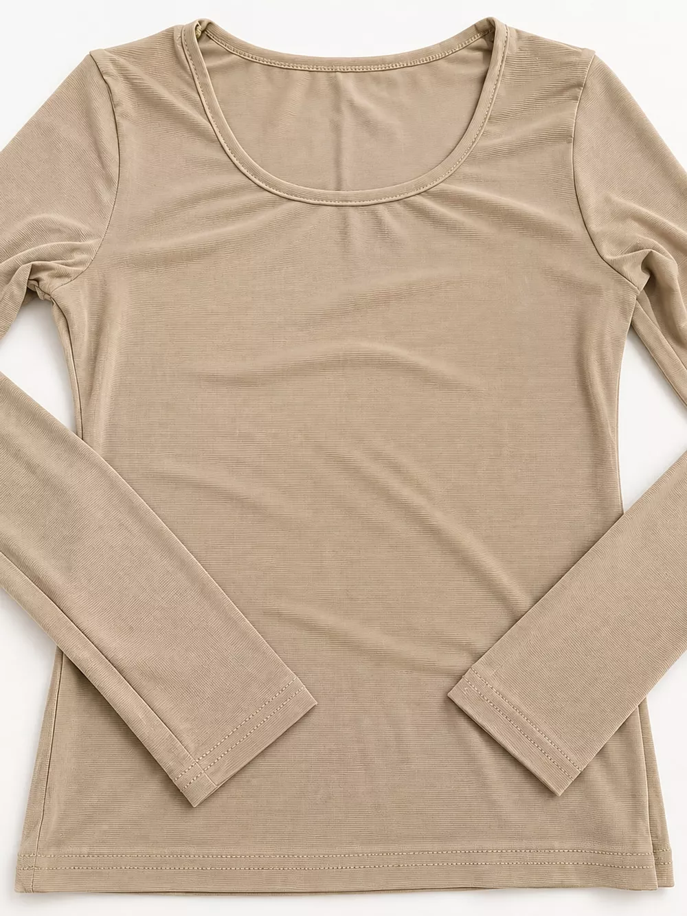 Full Size Sheer Mesh Long Sleeve Top Plus Size, image 13