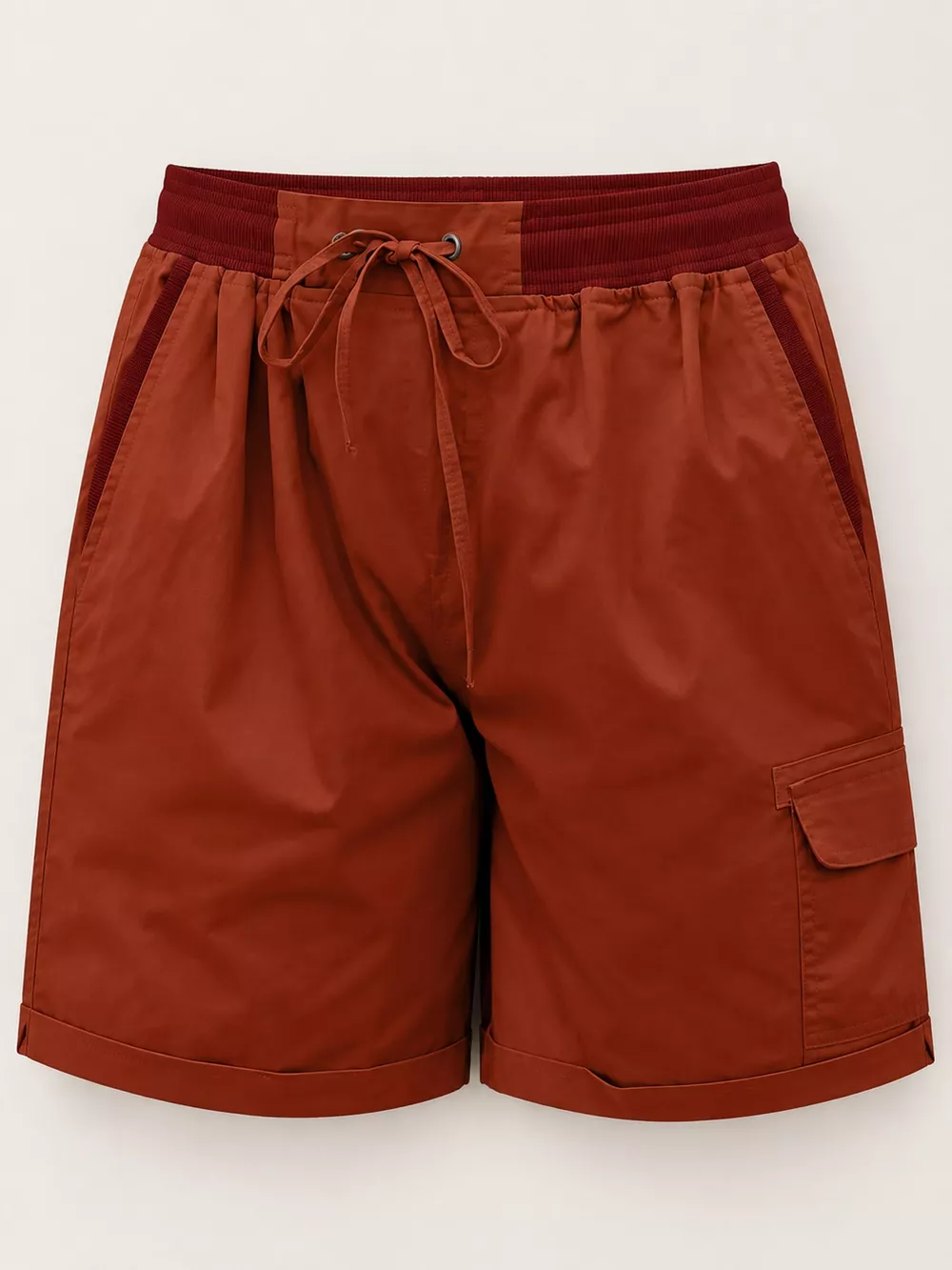 Full Size Drawstring Cargo Shorts Plus Size, image 19
