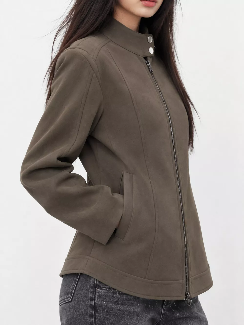 Zip Up Cropped Jacket, image 5