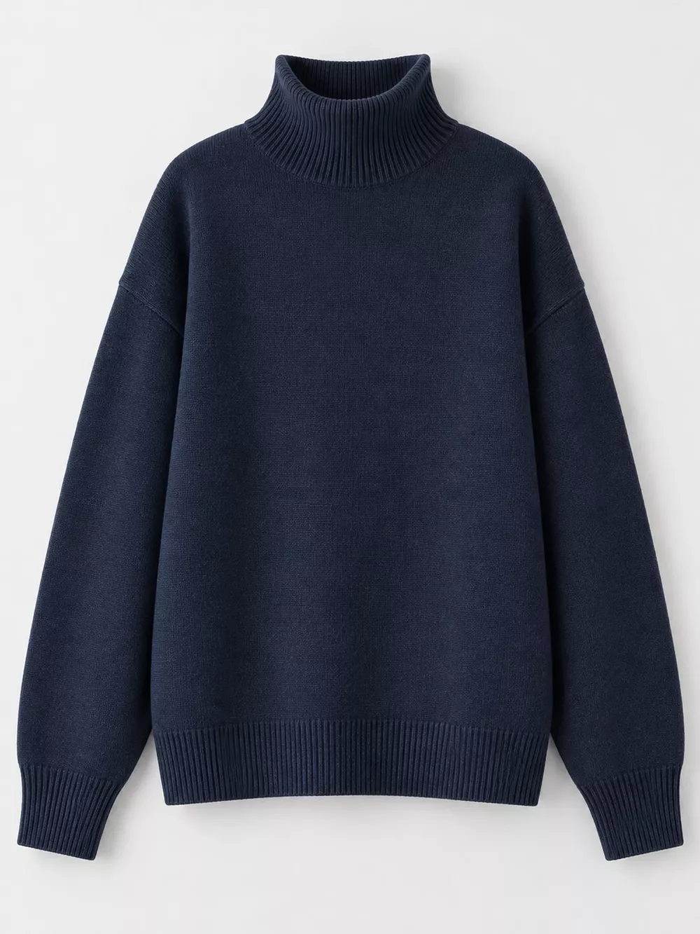 Turtleneck Dropped Shoulder Sweater, image 43