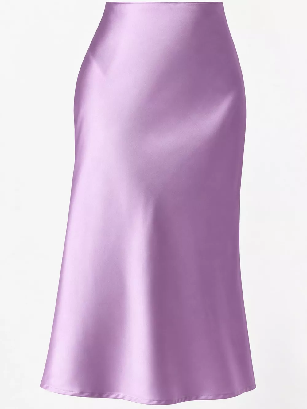 High-Waisted Satin Midi Skirt, image 38