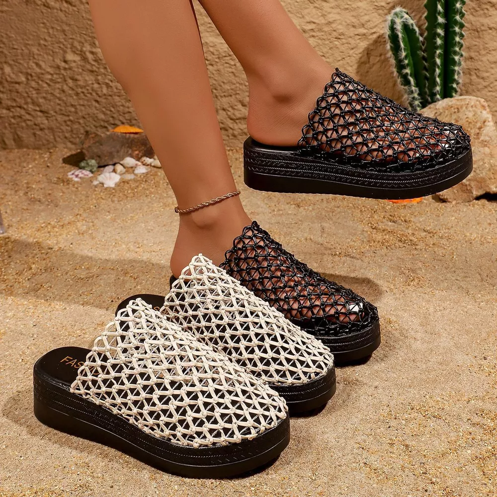 Round Toe Platform Sandals, image 2