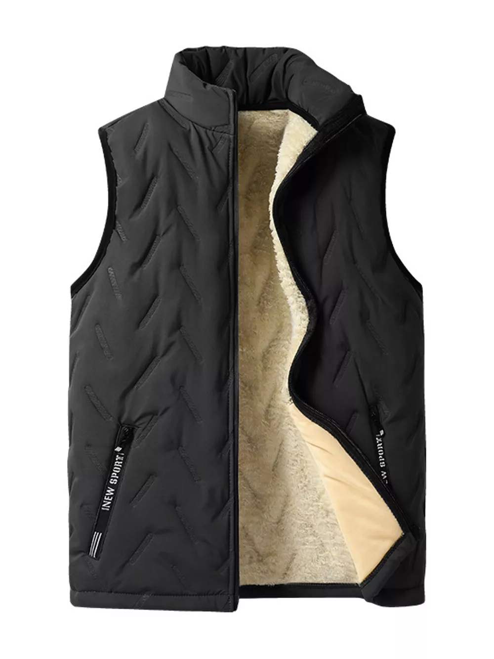 Men's Full Size Thermal Fleece-Lined Quilted Vest Plus Size, image 6
