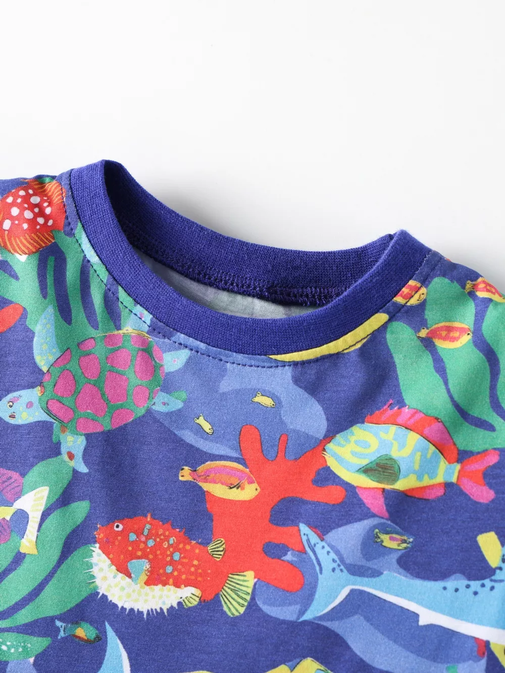 Children's Marine Life Print A-Line Dress, image 3