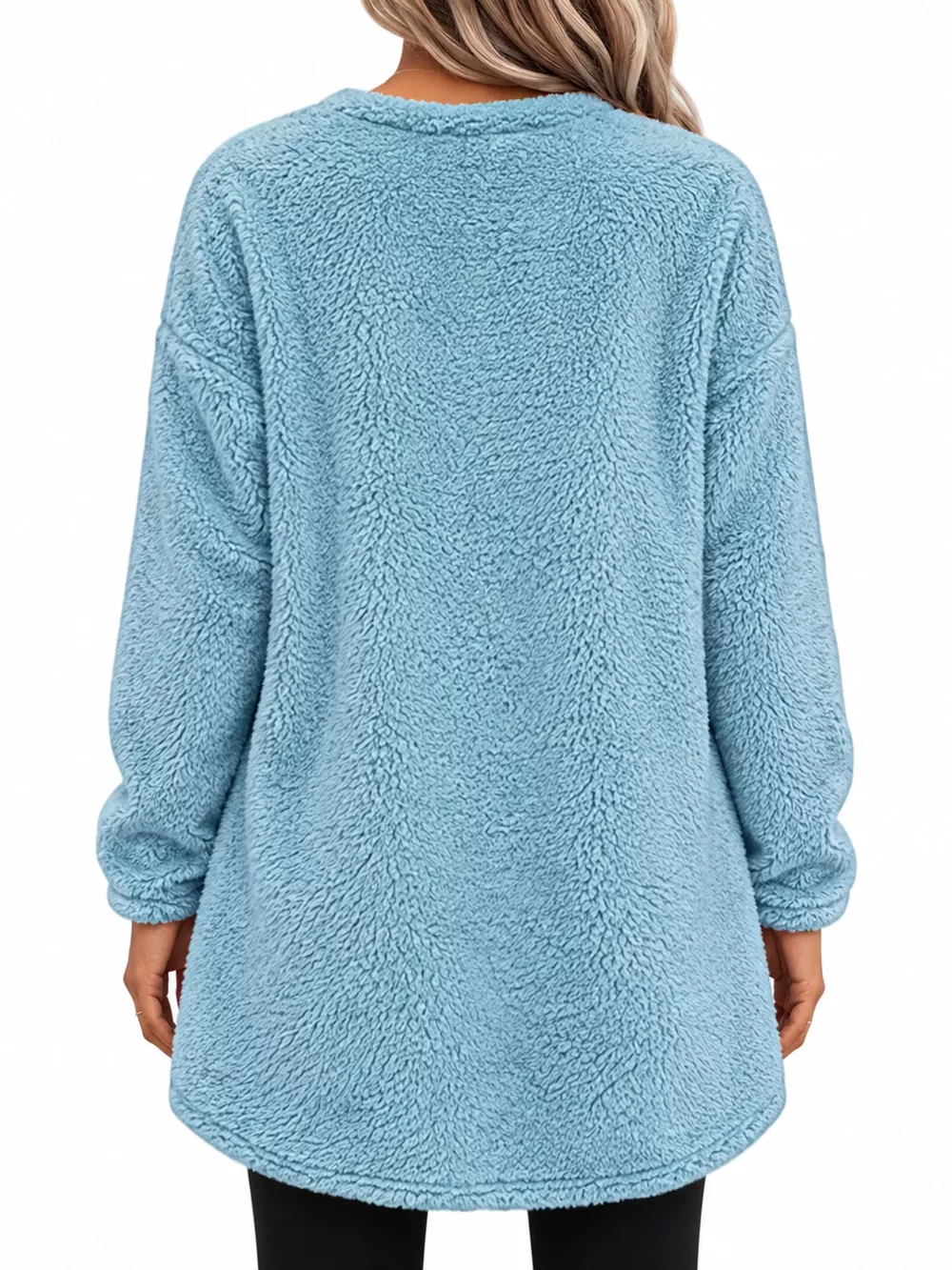 Full Size Fleece Dropped Shoulder Sweatshirt Plus Size, image 13
