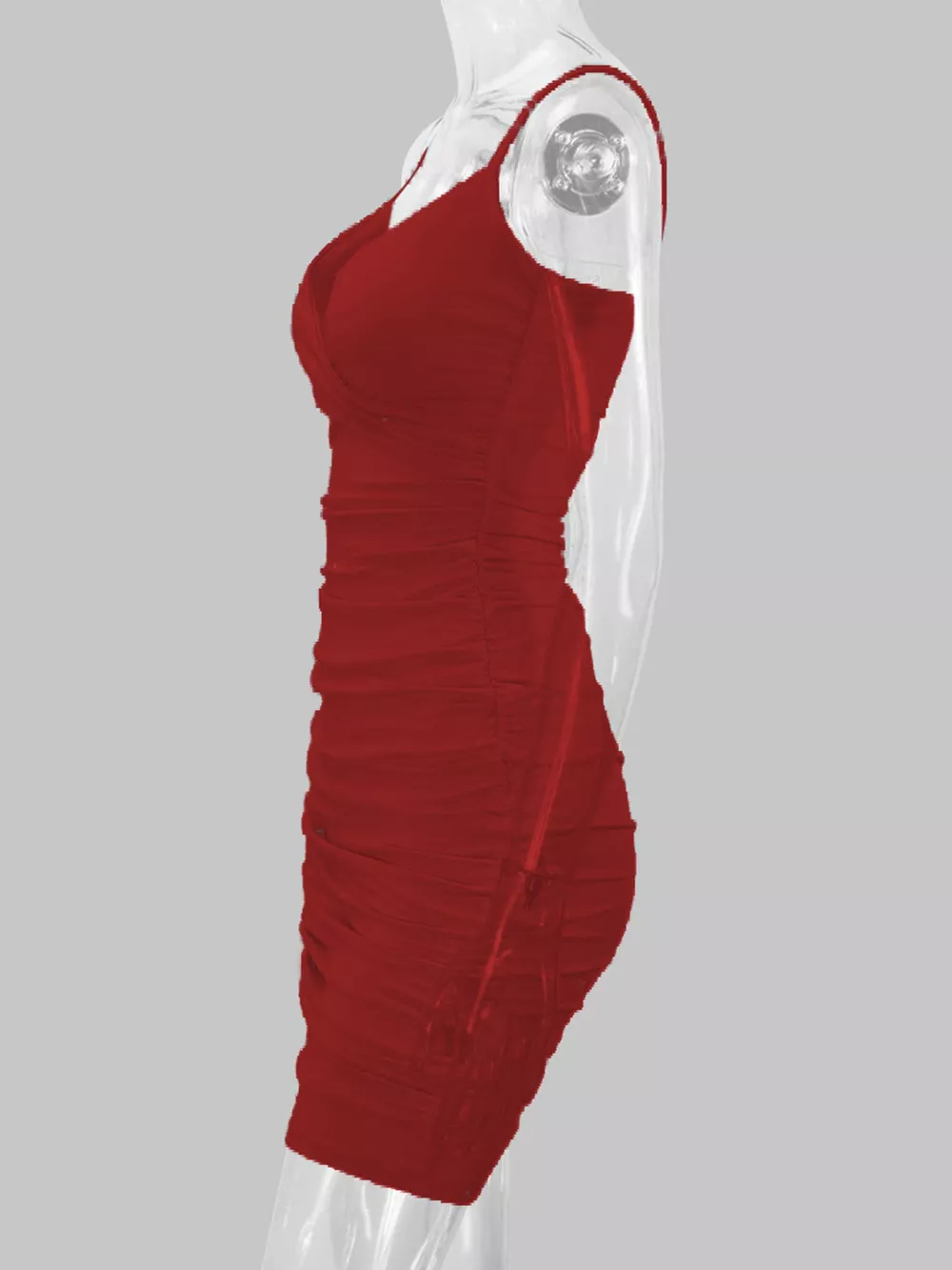 Ruched Bodycon Mini Dress, image 14