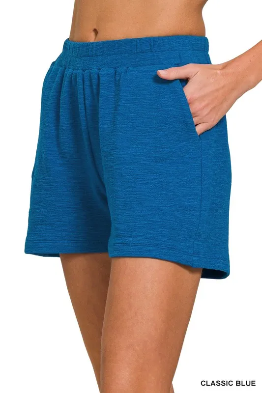 Cotton Slub Shorts, image 2