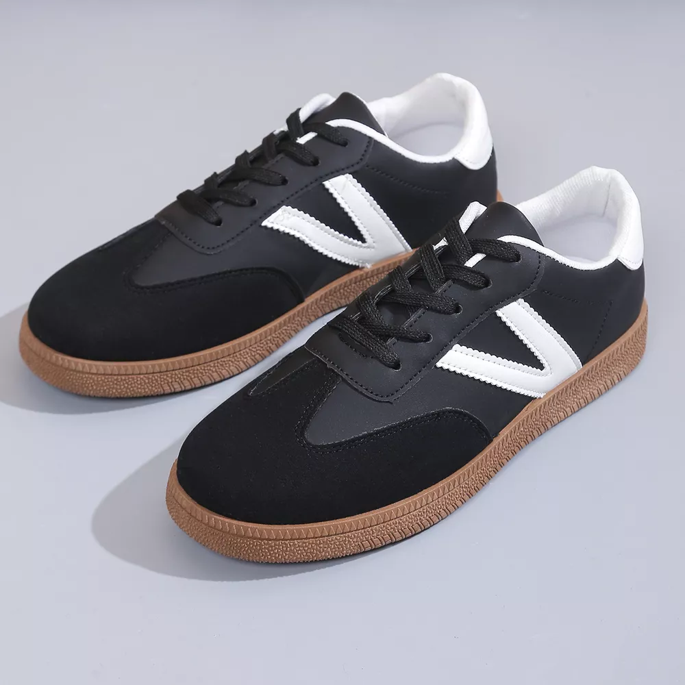 Round Toe Lace Up Sneakers, image 2
