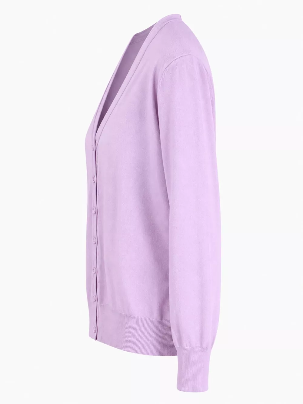 Classic V-Neck Button-Down Knit Cardigan, image 22