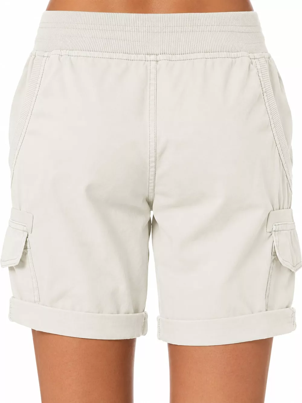 Full Size Drawstring Cargo Shorts Plus Size, image 3