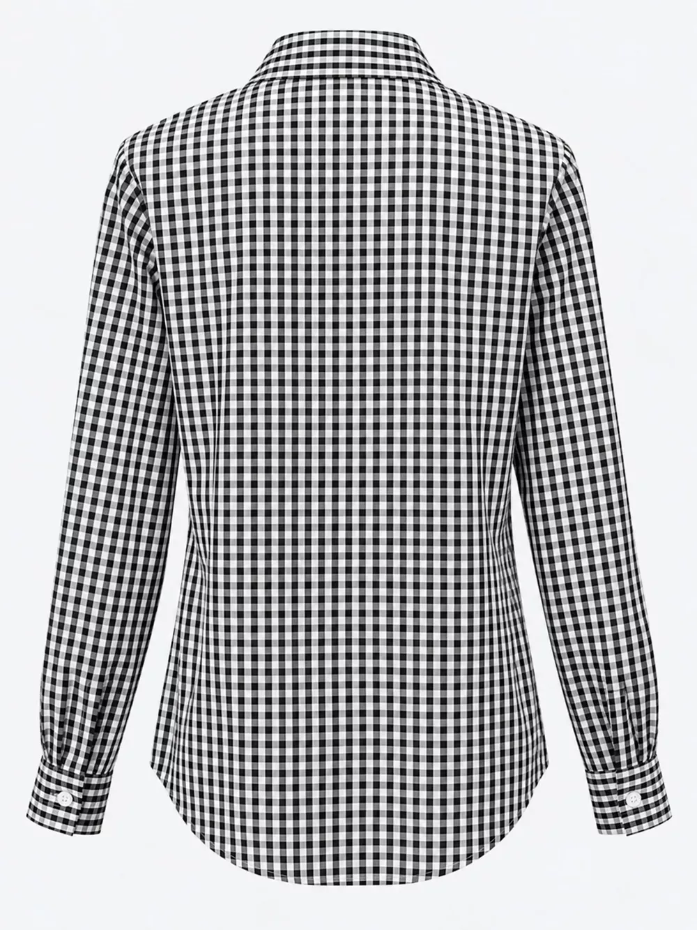 Plus Size Plaid Button-Down Long Sleeve Shirt, image 29
