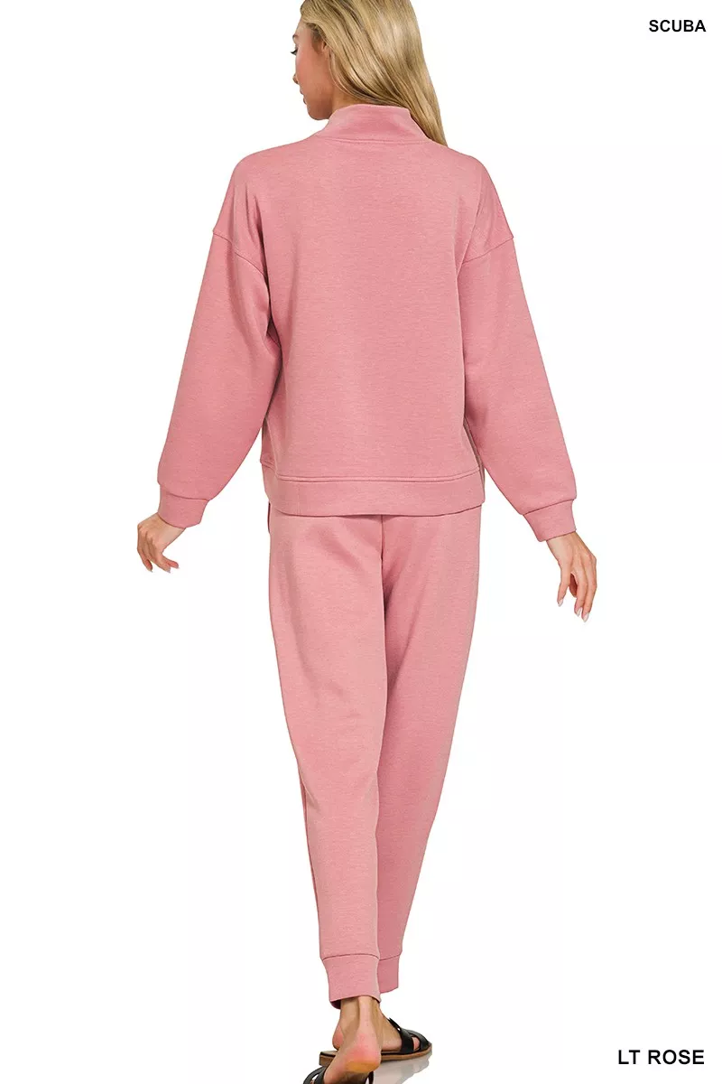 Scuba Half Zip Pullover and Jogger Set, image 6
