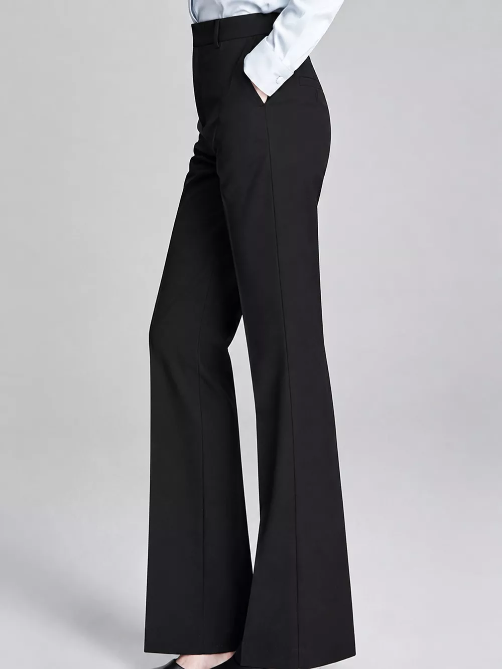 High-Waisted Straight-Leg Pants, image 2