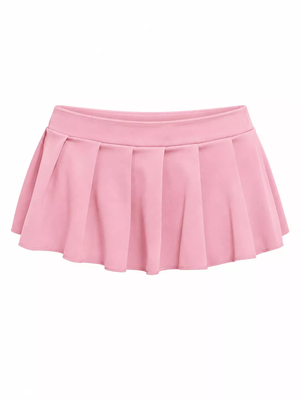Low Waist Pleated Micro Mini Skirt, image 19