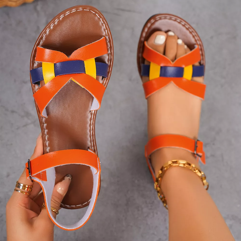 Woven Strap Buckle Sandals, image 6