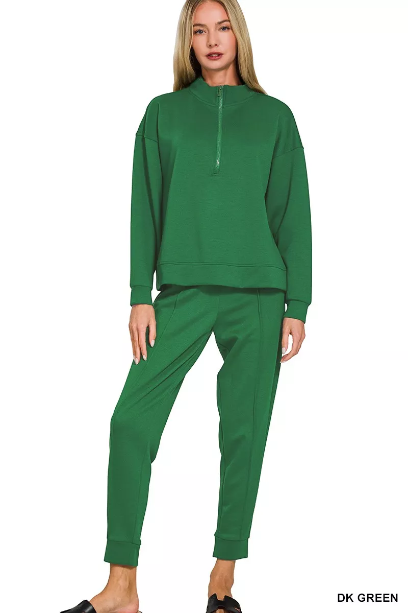 Scuba Half Zip Pullover and Jogger Set, image 2
