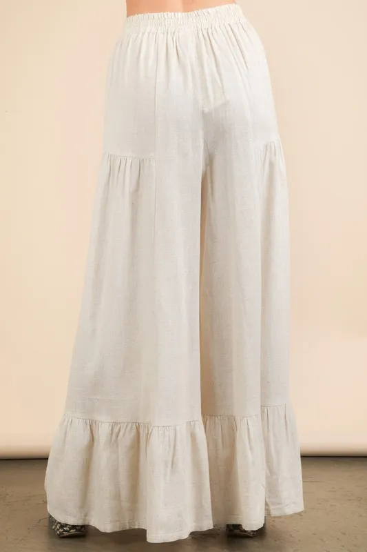 Palazzo Elastic Waist Comfy Pants, image 4