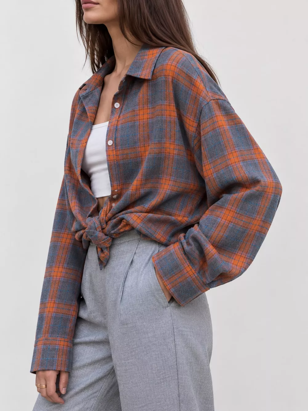 Plaid Button Up Shirt, image 18