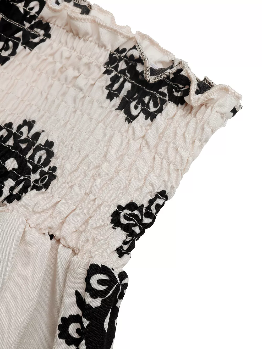 Smocked Waist Printed Shorts, image 6