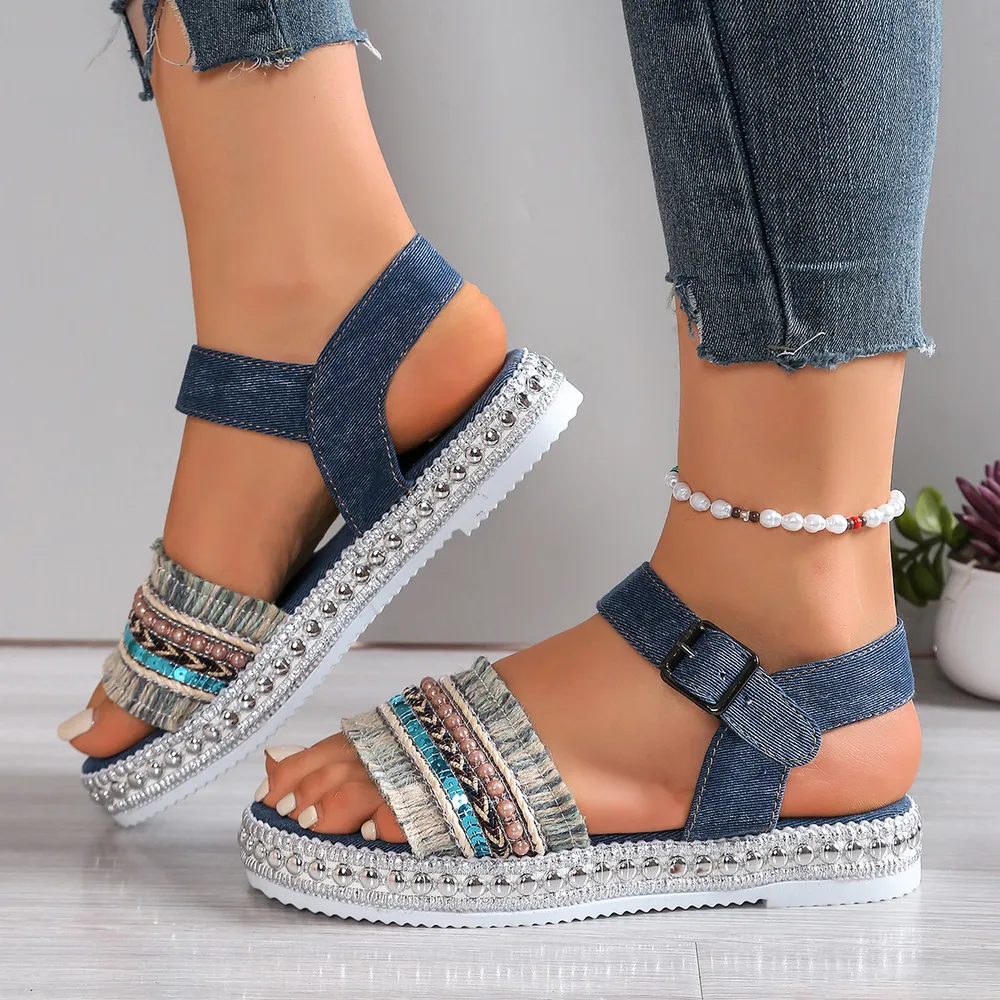 Open Toe Platform Sandals, image 4