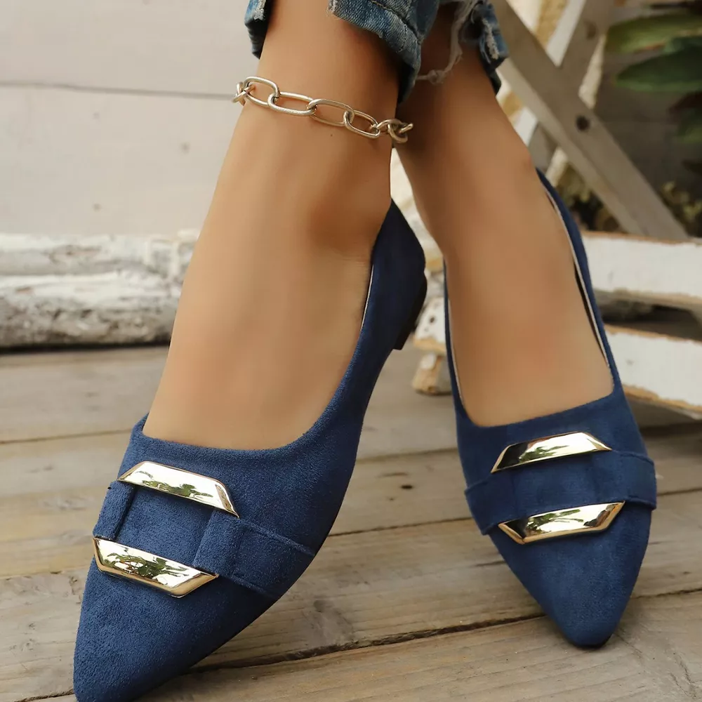 Point Toe Flats Slip-Ons, image 4