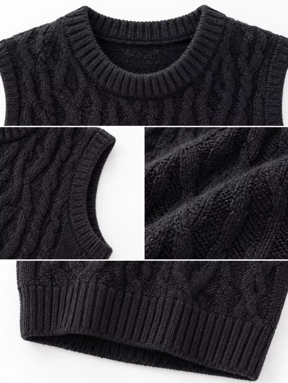 Cable-Knit Sweater Vest, image 13