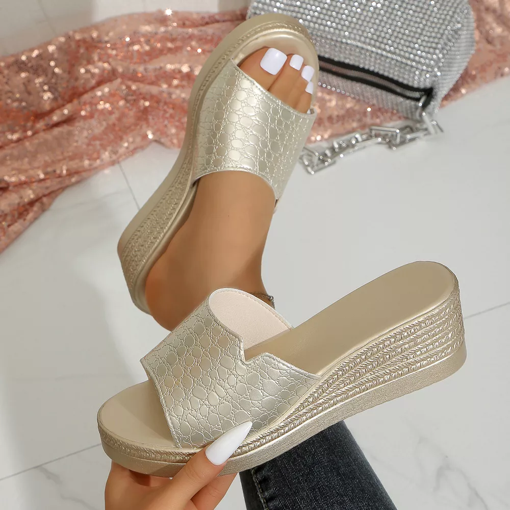 Open Toe Wedge Sandals, image 8