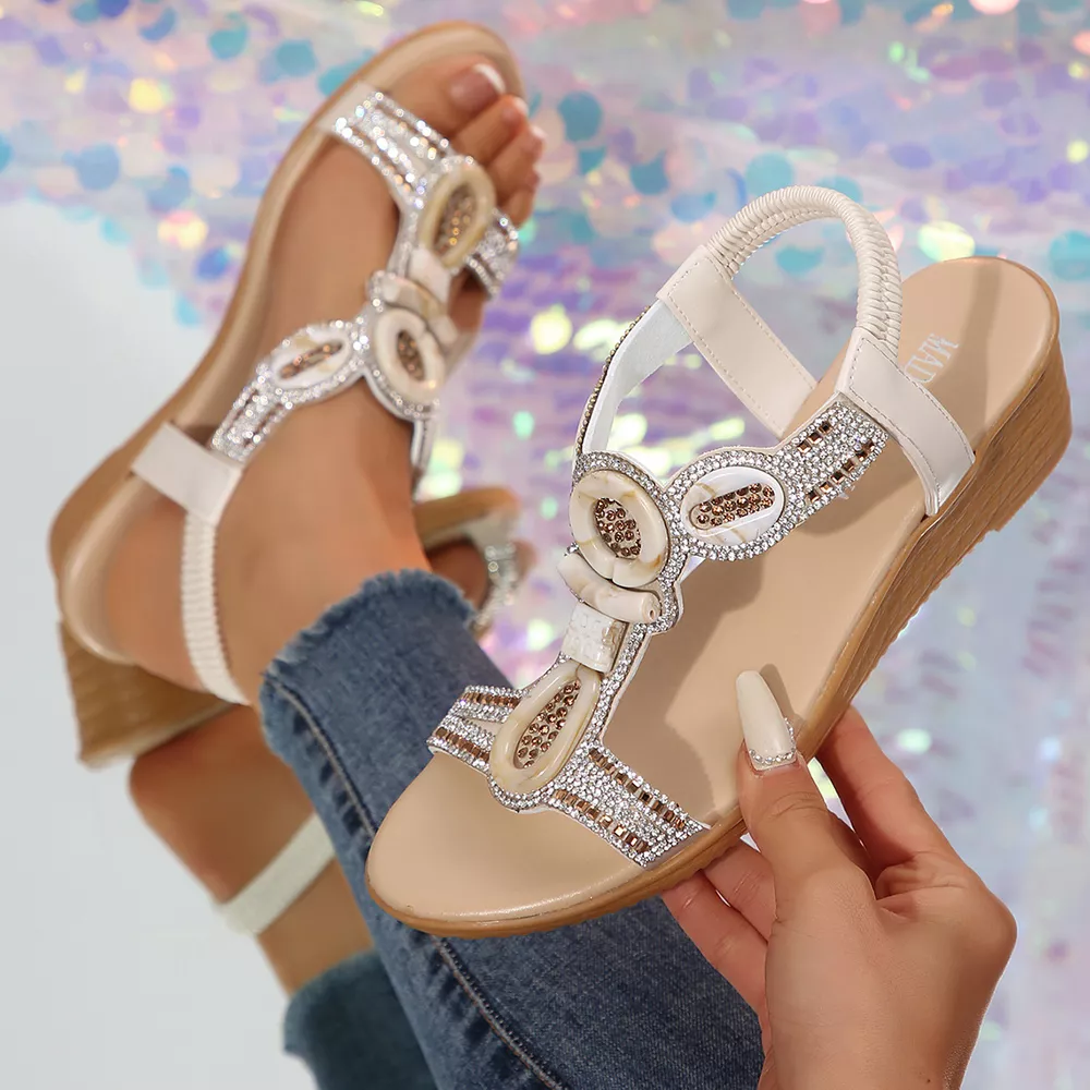 Open Toe Wedge Sandals, image 6