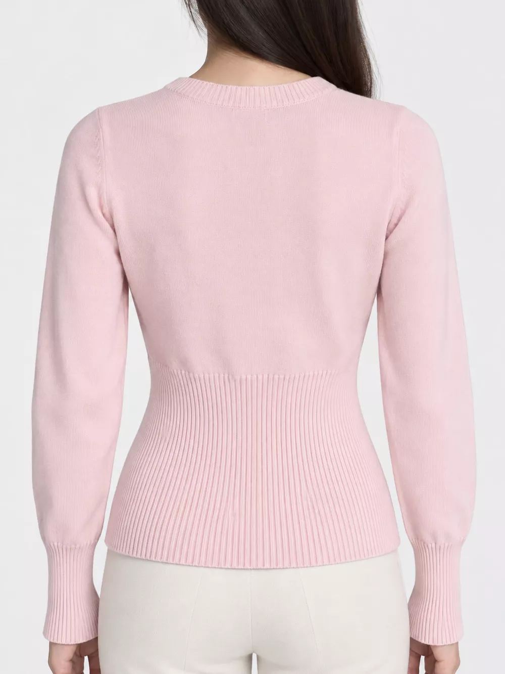 Slim-Fit Ribbed Knit Button-Down Cardigan, image 14