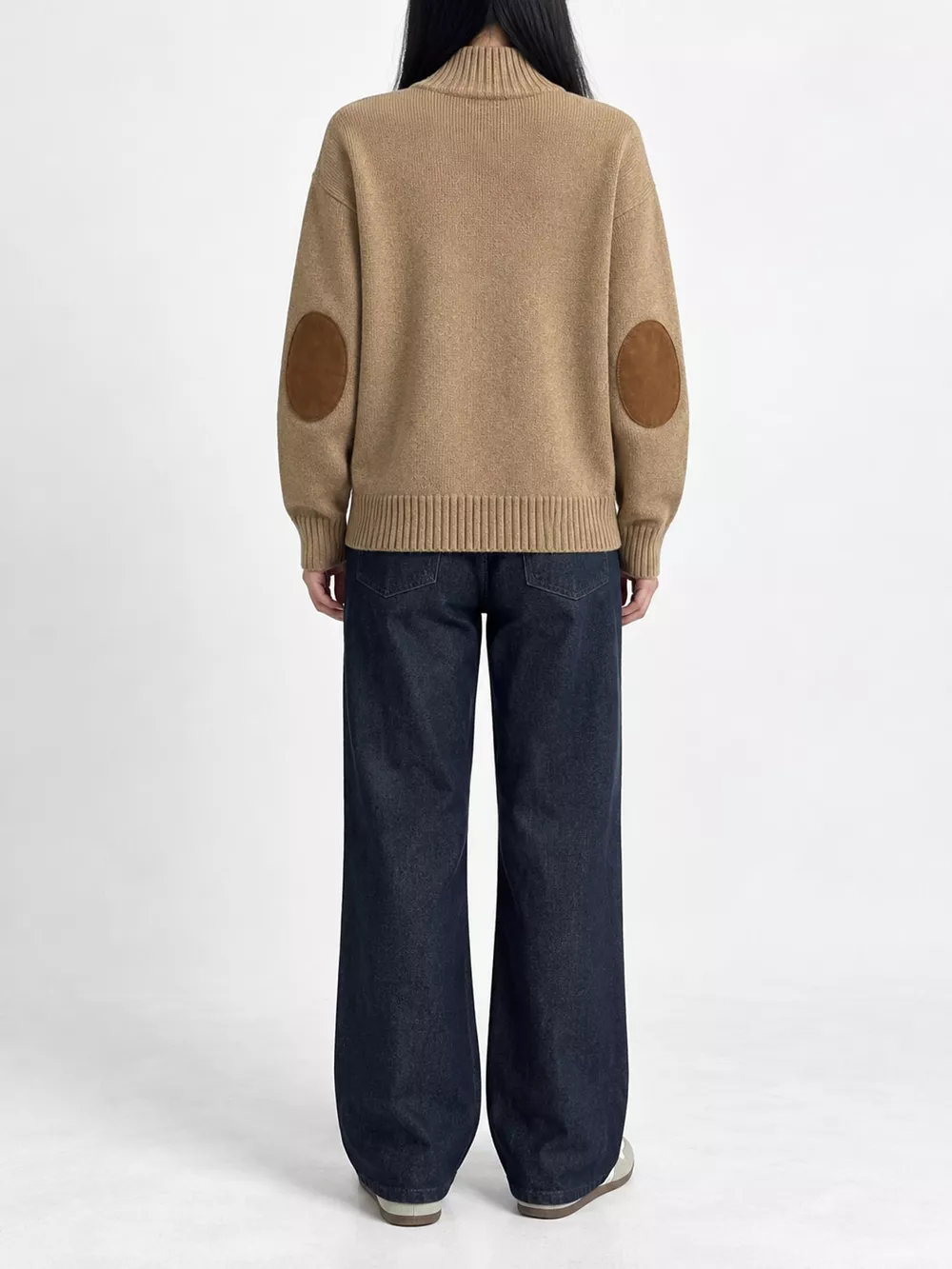 Ribbed-Knit Mock Neck Cardigan, image 10