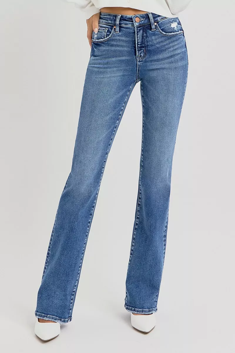 Full Size Tummy Control High Rise Straight Jeans Plus Size, image 3