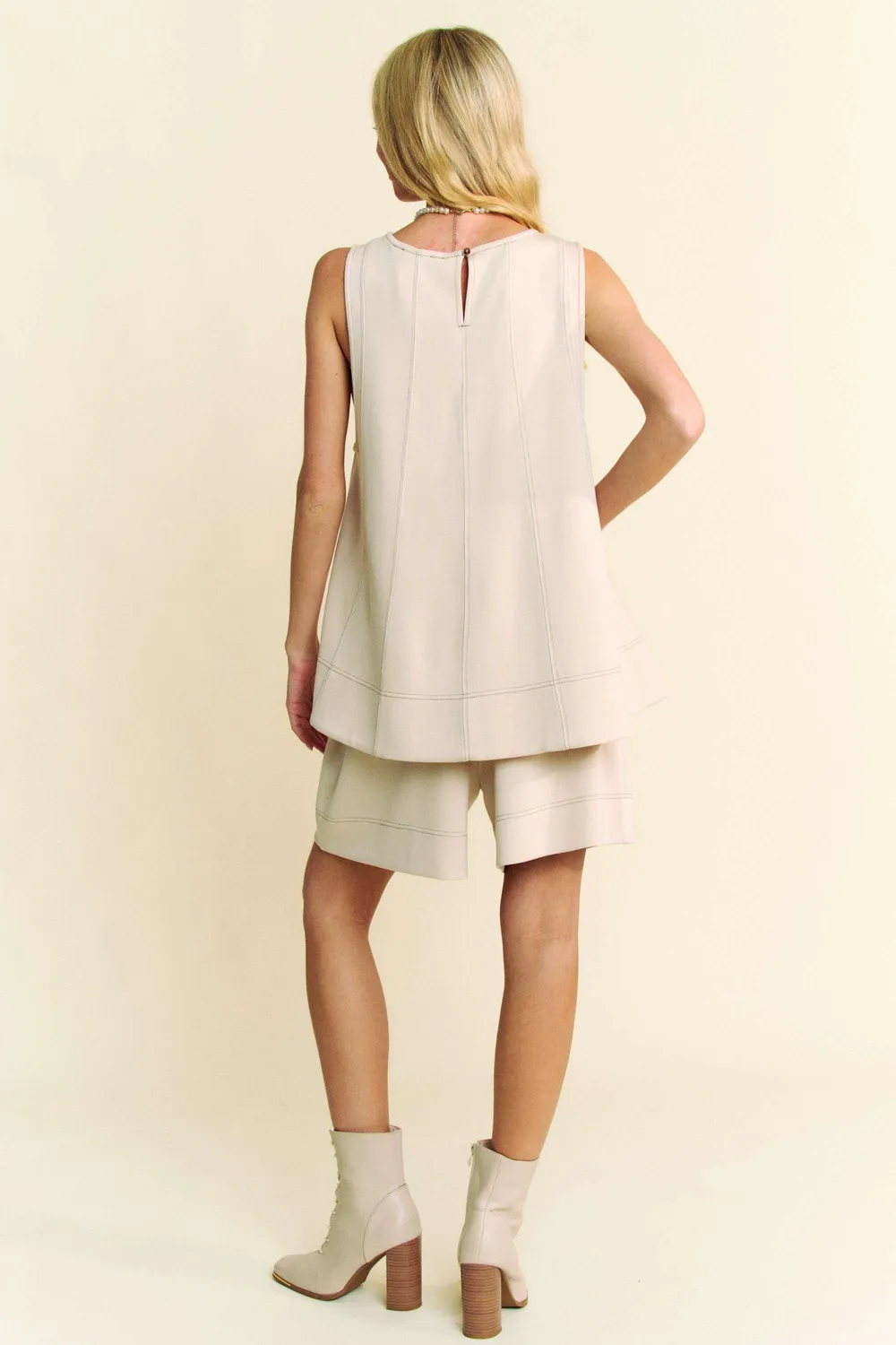 Contrast Seam Top and Short Set, image 3