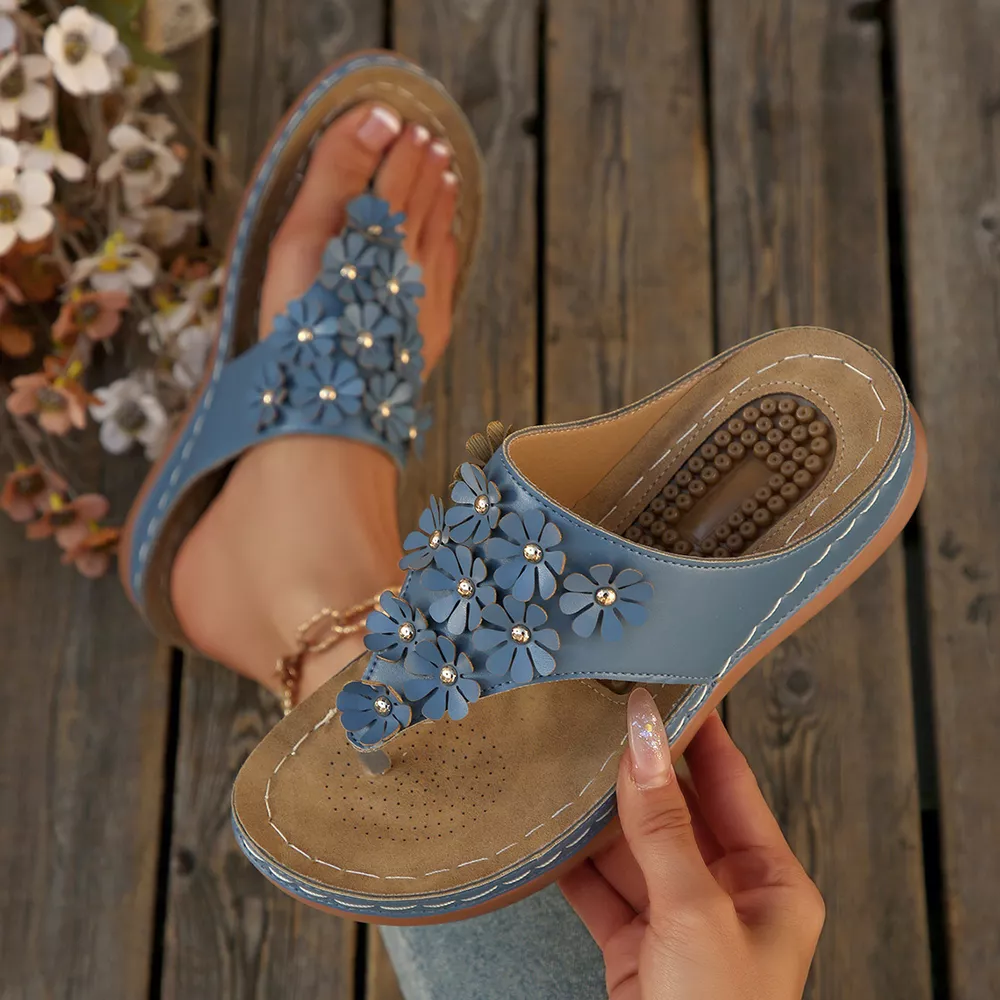 Toe Post Flats Sandals, image 5