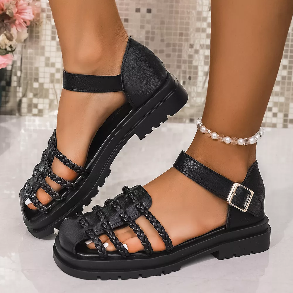 Round Toe Platform Sandals, image 6