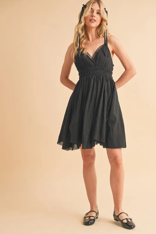 Lace Detail Mini Cami Dress, image 7